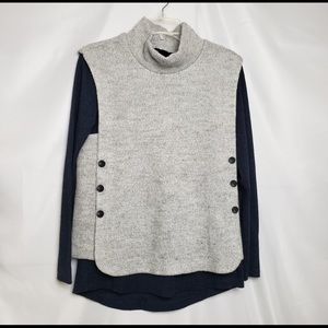 NWOT The Izzat Collection 2 pc top and over vest